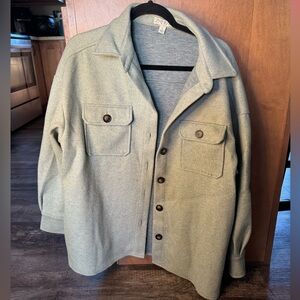 Light Green Shacket